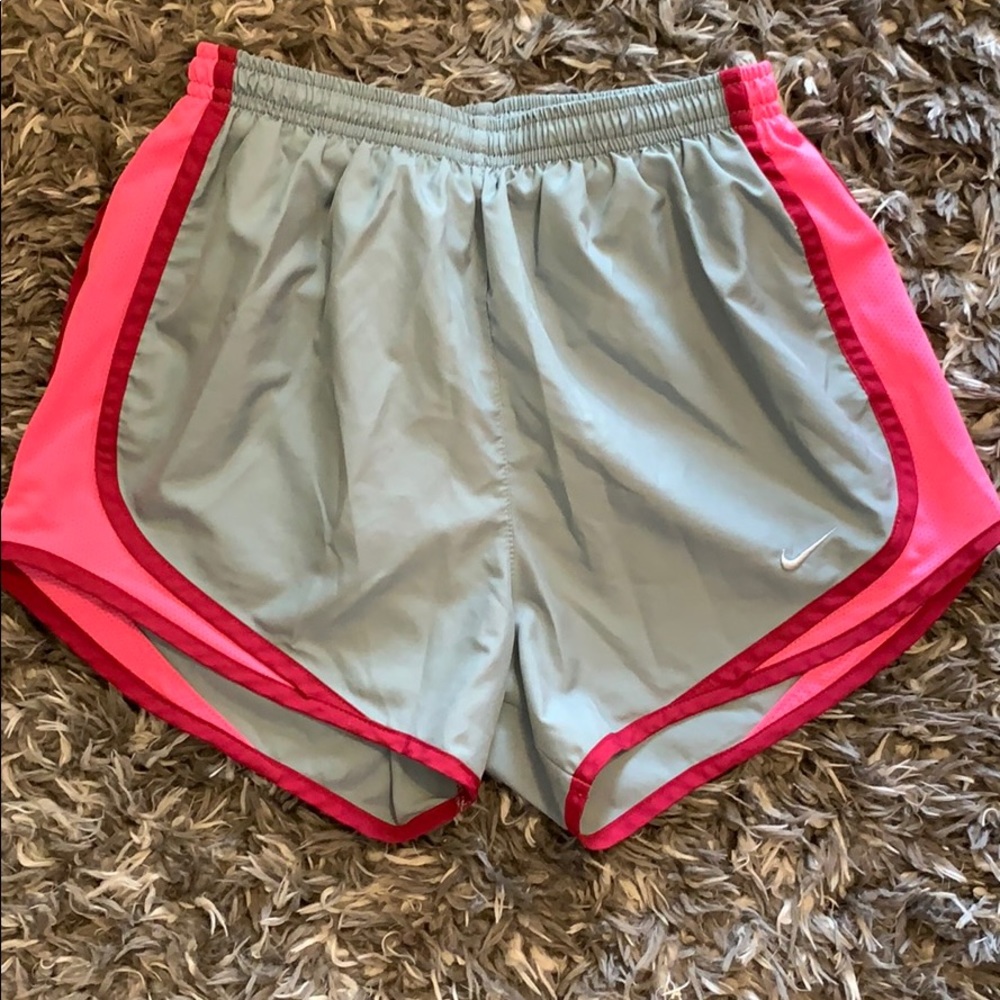 Gray/Pink Nike Tempo Shorts